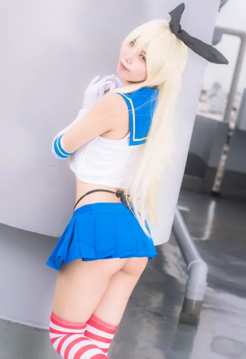 @sasamin_cos Kancolle  Happy Shimakaze Cosplay by Pwnagepancakes