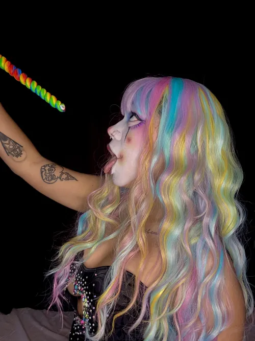 Satisfying my oral fixation  by CreamPyeTheClown