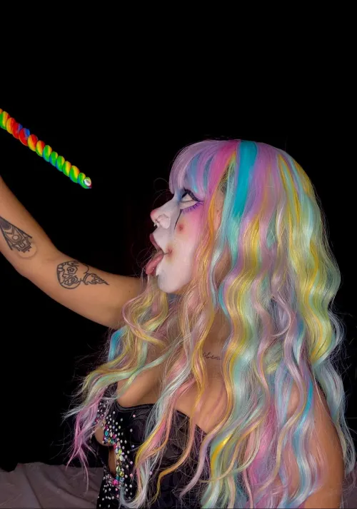 Satisfying my oral fixation  by CreamPyeTheClown