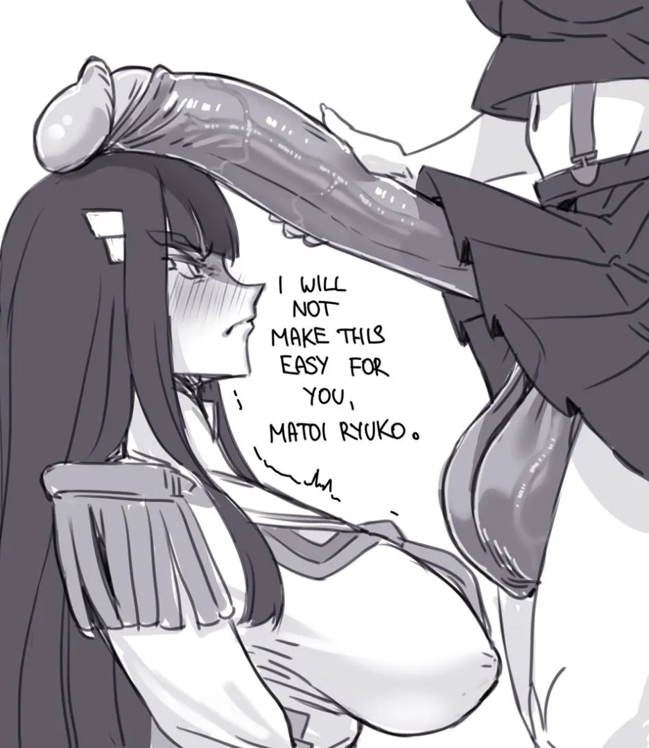 Satsuki, about to make it easy for Ryuko [Kill La Kill] posted by Dreadnautilus