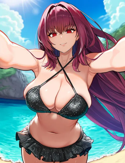 Scathach [Fate/GO] by WoolsonDaSheep