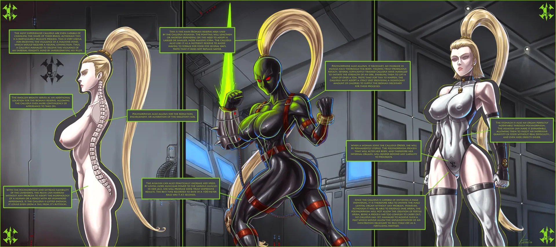 Science about the Callidus body. By Dmaxcustom posted by Liara_Zorah