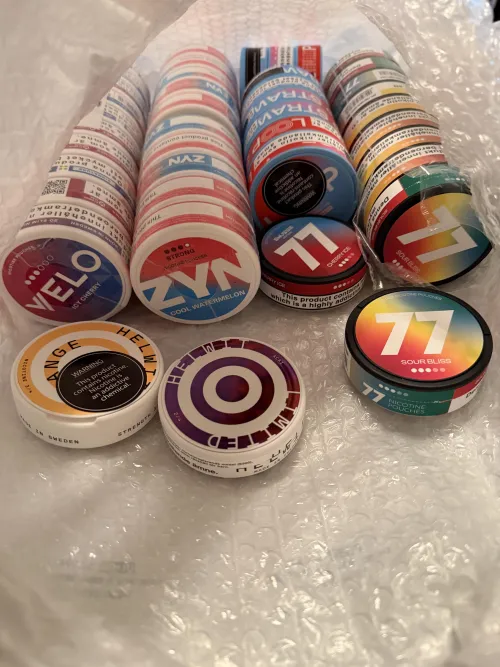 Scored some new flavors from our friends at Pouchme.com! by LogAdministrative158