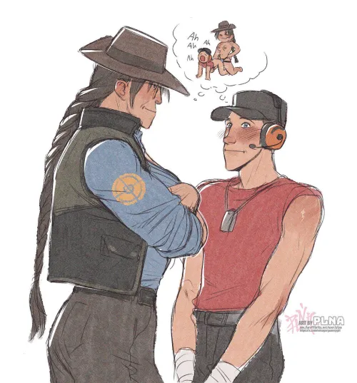 Scout and Femsniper by PLNA by Direct-Success