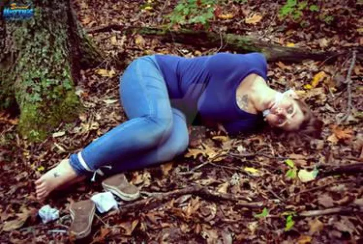 Scout Kevin and Den Mother  Mrs Maddox  camping together in Acadia National Park  ME by emca753