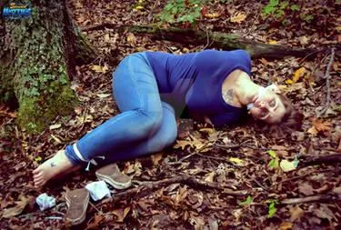 Scout Kevin and Den Mother  Mrs Maddox  camping together in Acadia National Park  ME posted by emca753