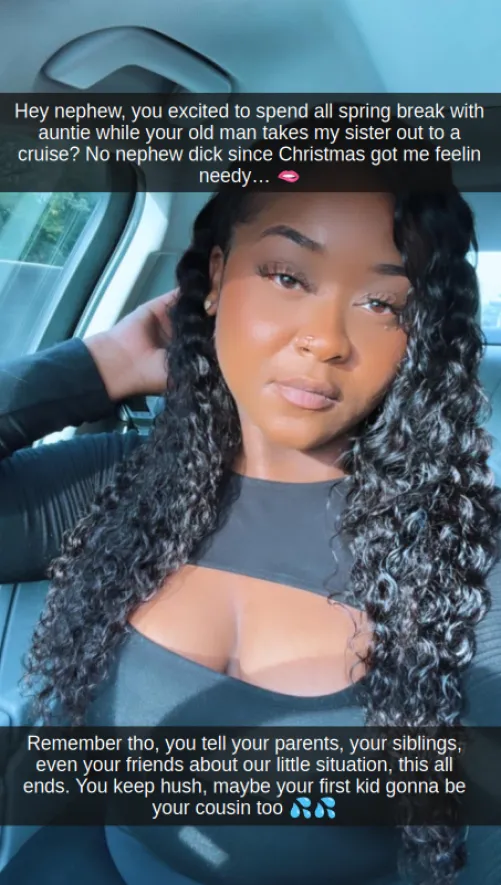 second college semester got me feelin pressed, but luckily auntie know just how to take the edge off by PalomaLovesTo_GOON