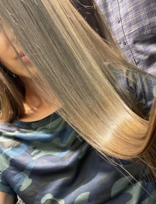 Seen more shiny sun touched silky beautiful hair? Natural never colored by TheClassyGoddess