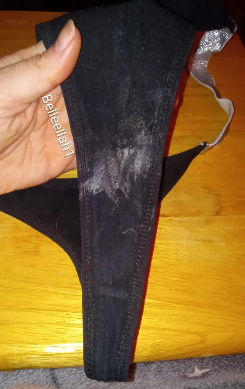 [selling] 3 day worn thong ready to ship! Message me to claim by Belleellah1