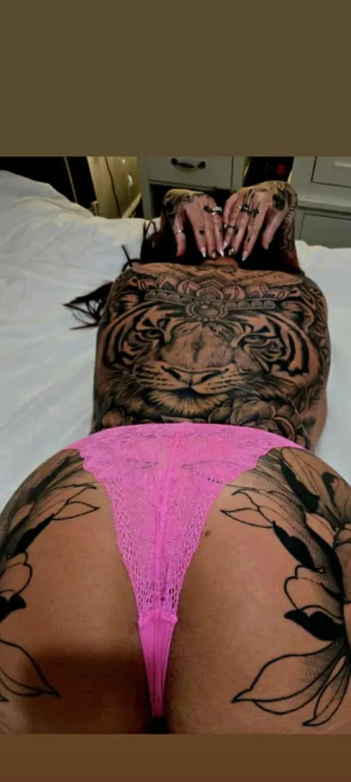 (selling) UK f40 tattooed milf panties. by inkedmissginger