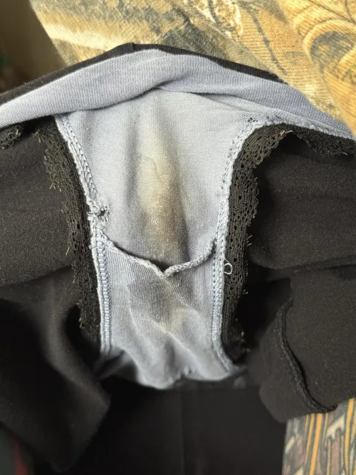 [selling] VERY worn panties. Pussy bleached and starting to tear. MSG for info! by savestheheckinday