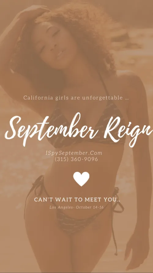 September Reign is currently Escorting for those interested by Quinndustries69