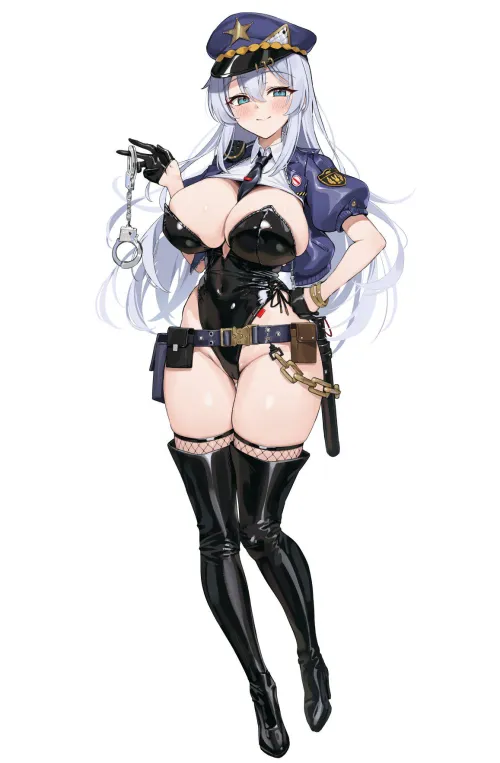Sexy police officer [Artist OC] by marxsander2016
