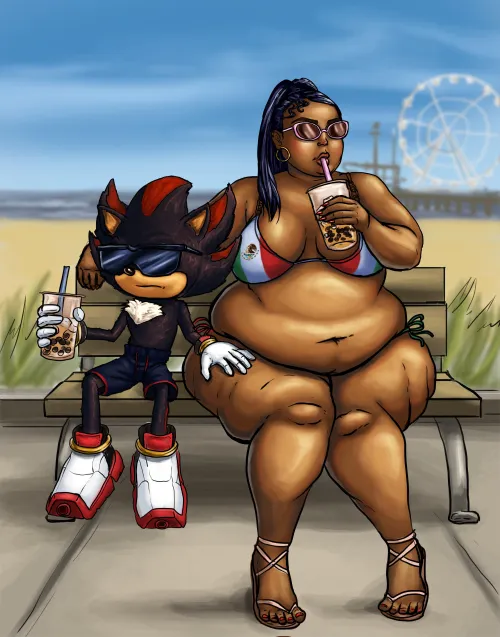 Shadow and his Valentine by me by BonesAndBlues