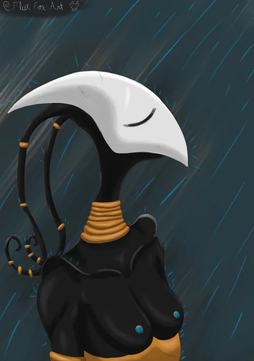 Shakra in the Rain (@FluxFoxArt) by FoxInFlux