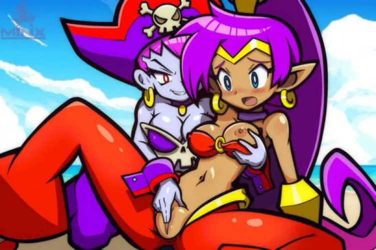 Shantae x Risky (By Me) by Minx-Art