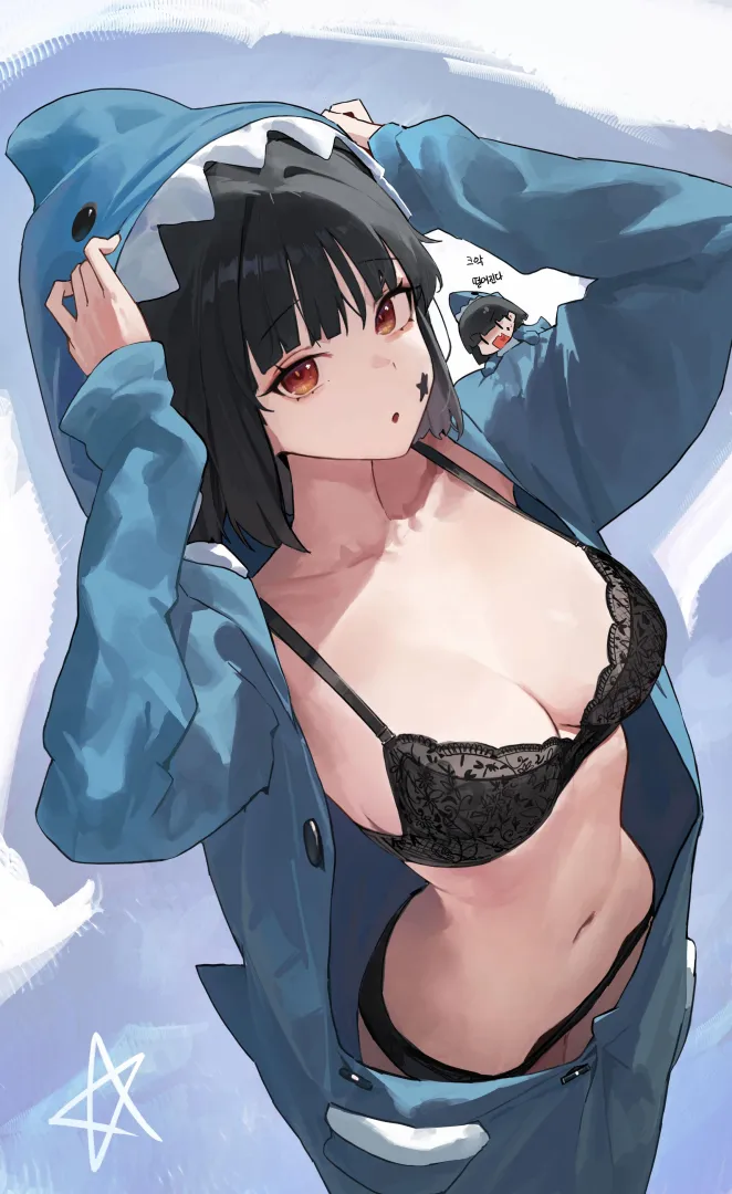 Shark Onesie [Artist's Original] posted by WoolsonDaSheep