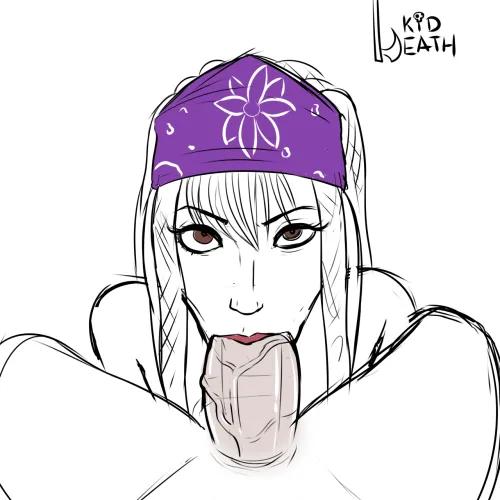 Shaundi helping the Boss unwind! (KidDeathX) by RVDKaneanite