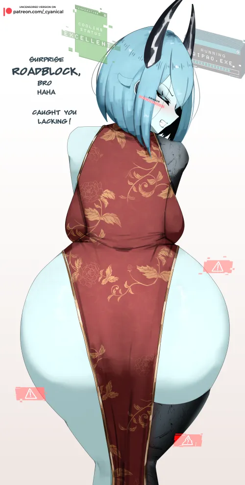 She Blocks Your Path [OC] by -Cyanical