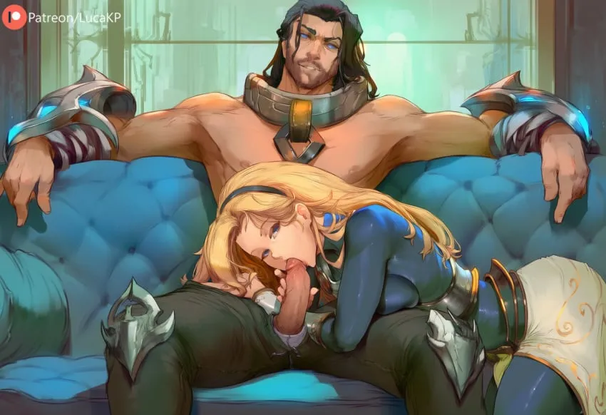 She can act up, at the end of the day, this is where her place is posted by AhriSucksMana