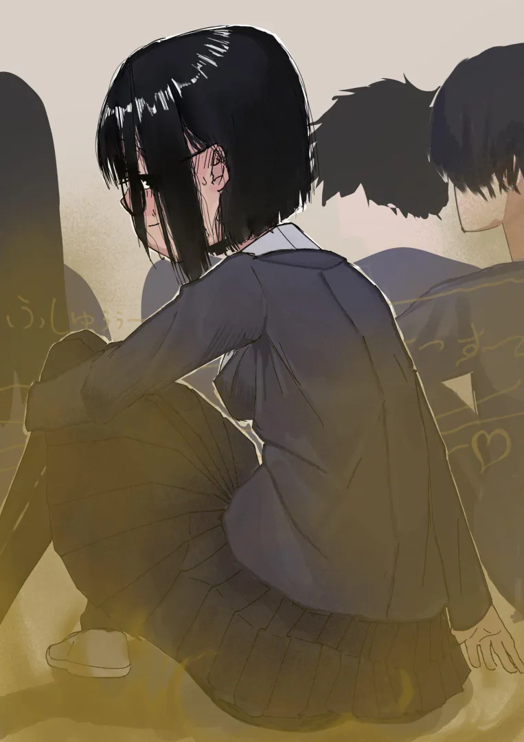 She couldn't hold it in (@kakke1155) posted by Goonmori_