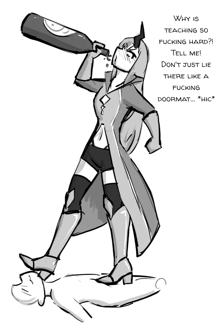 She got a rough job. posted by CeleraPrime