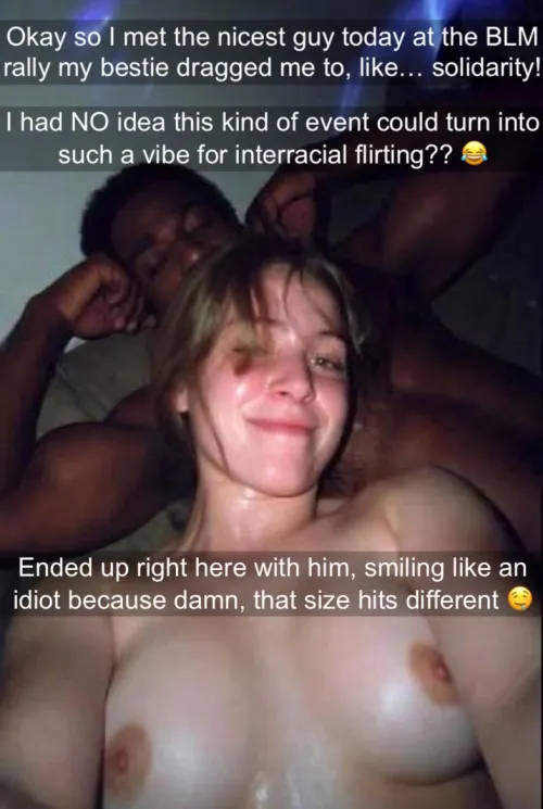 She had no idea this kind of event could turn into interracial flirting. by textfantasy