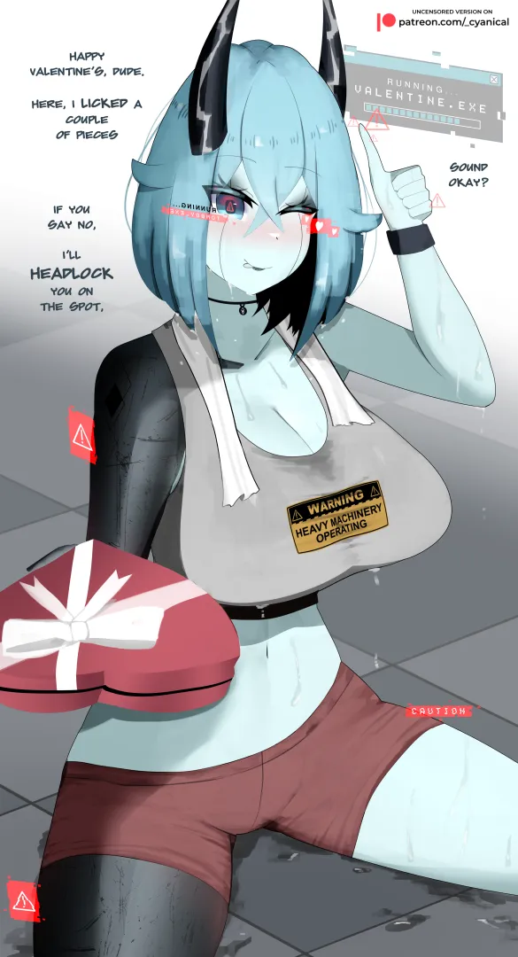 She Has a Weird Invitation for Valentine's Day [OC] posted by -Cyanical