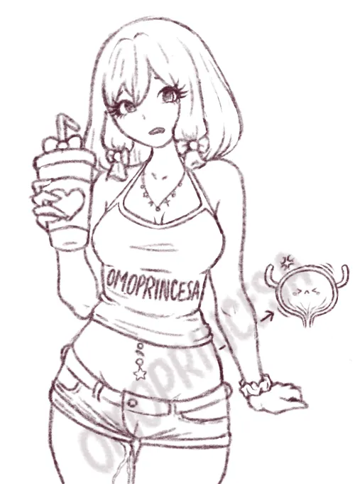 She has to finish it all before she gets permission to pee  by [deleted]