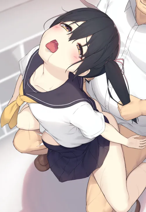 She knew her twin tails made for perfect handlebars by TexasRopeRigger