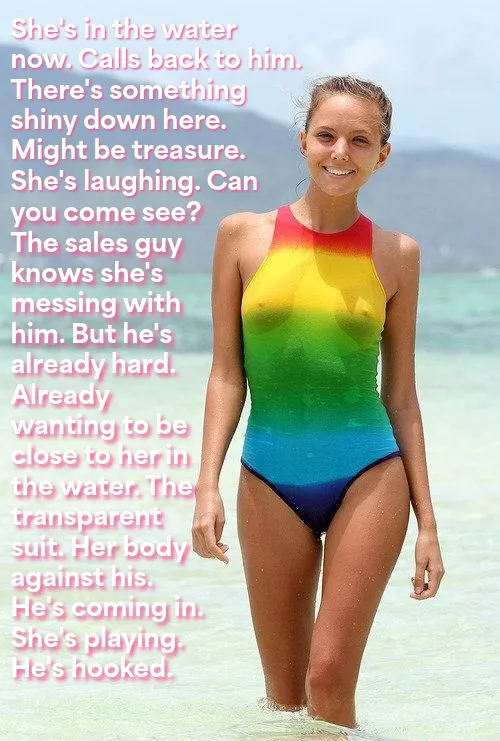 She loves to flirt. posted by The-fun-story-maker