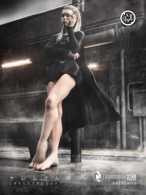 She Needed A Break - Art By Me (d3ogmerek) by d3ogmerek