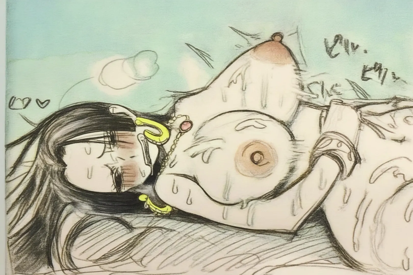 She’s almost passed out — would you keep going? posted by Yafhriel