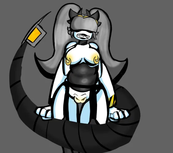 She's obviously not happy about something. by Hullkutun