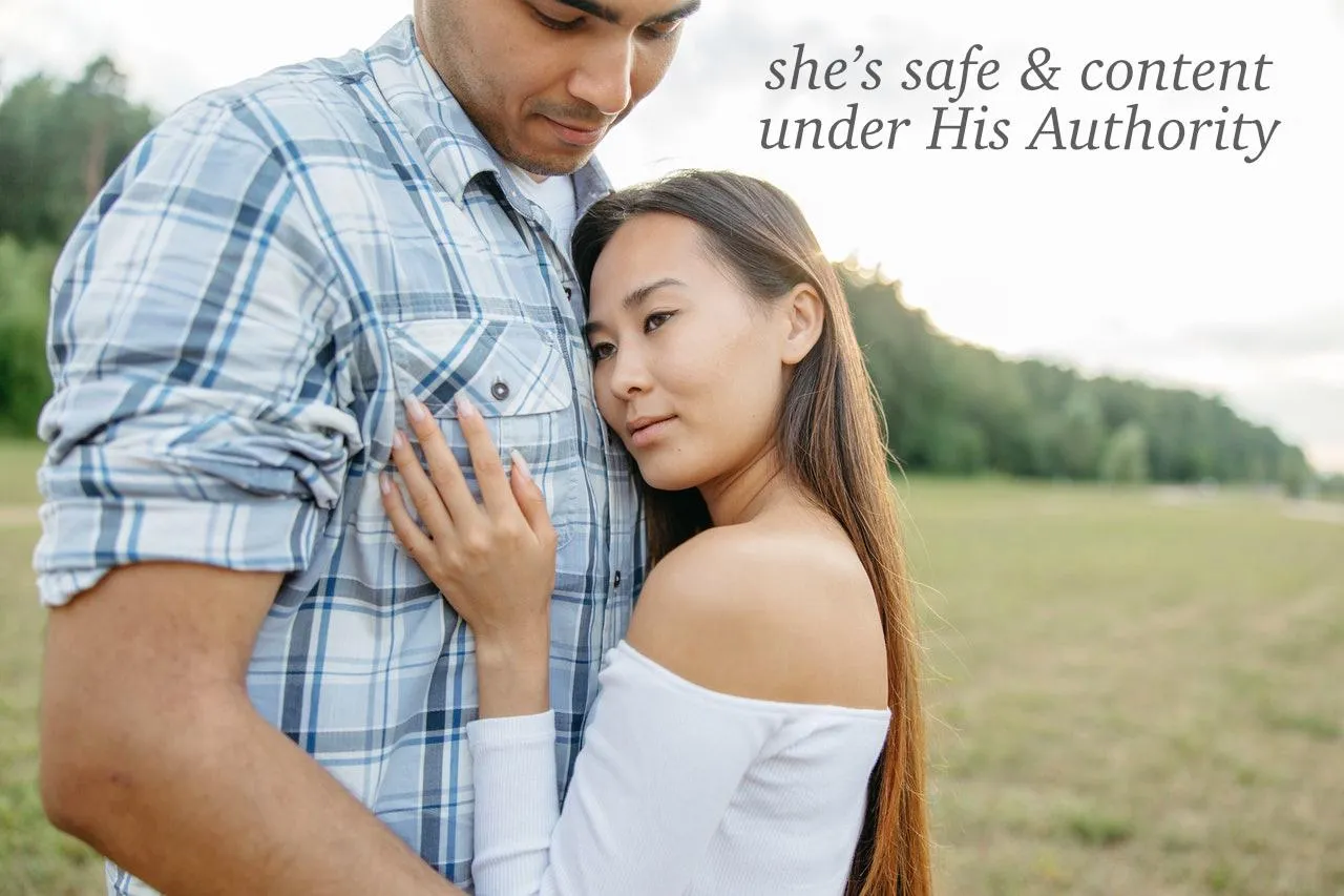 she’s safe & content under His Authority posted by CollectionRare2425