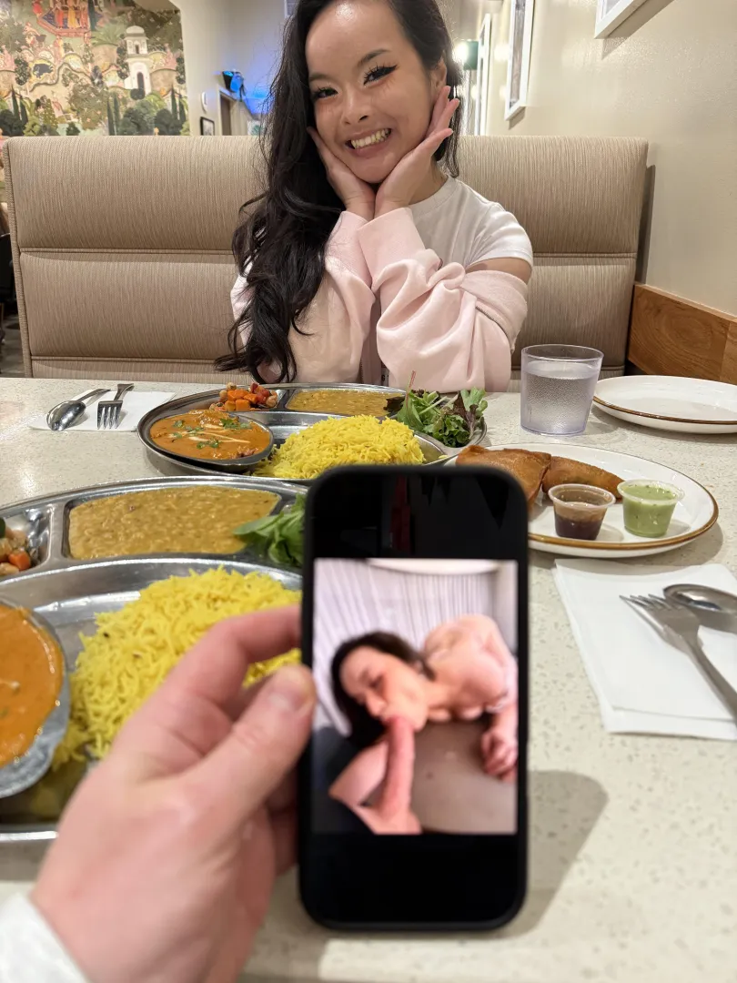 she's such an angel at dinner though :) posted by bigsecretboy