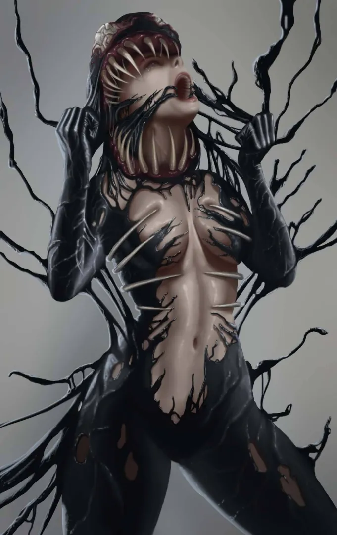 She-Venom by Nikilson posted by StolenOfficeSurprise