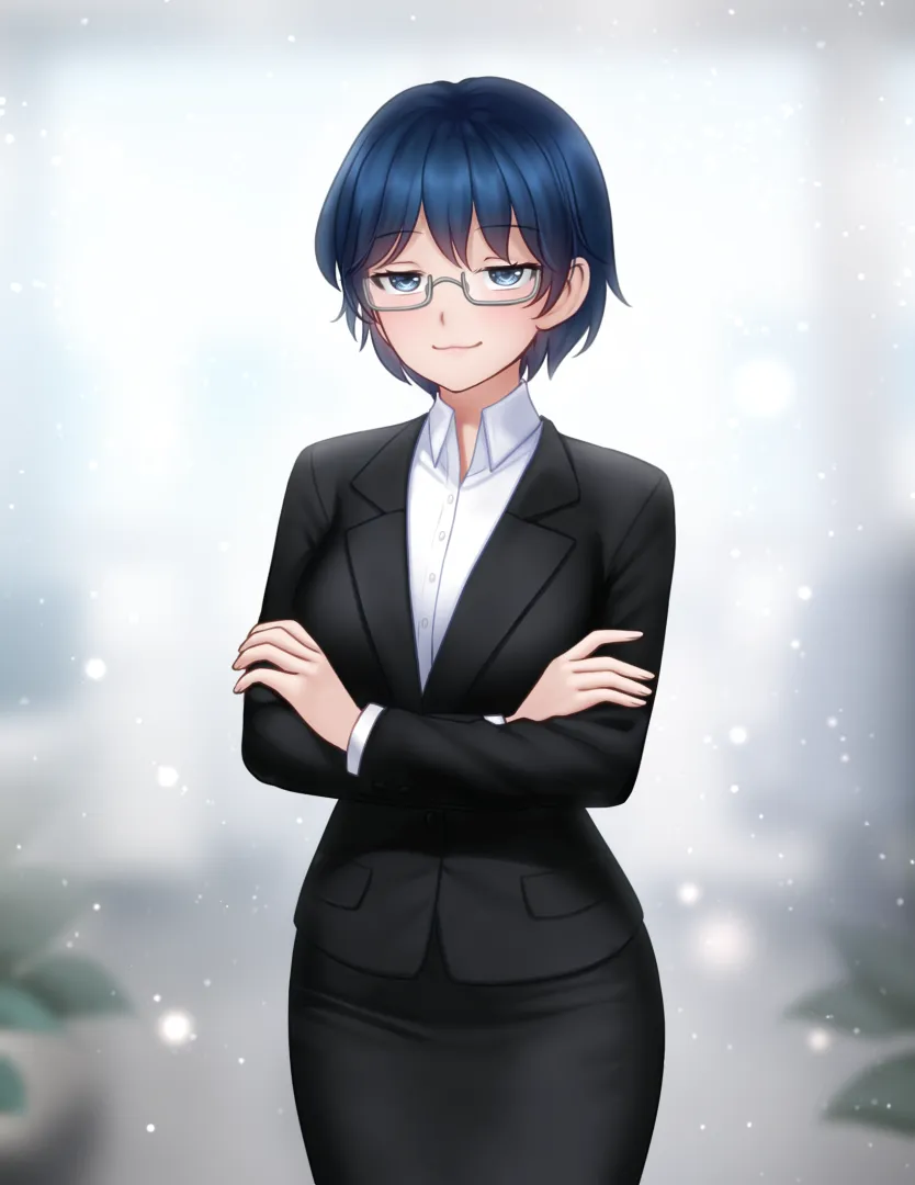 Shizune Hakamichi the smug businesswoman (@GigaMessy) [Katawa Shoujo] posted by StarfishAtLarge