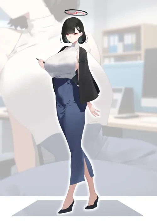 Shorthair Rio [Blue Archive] by WoolsonDaSheep