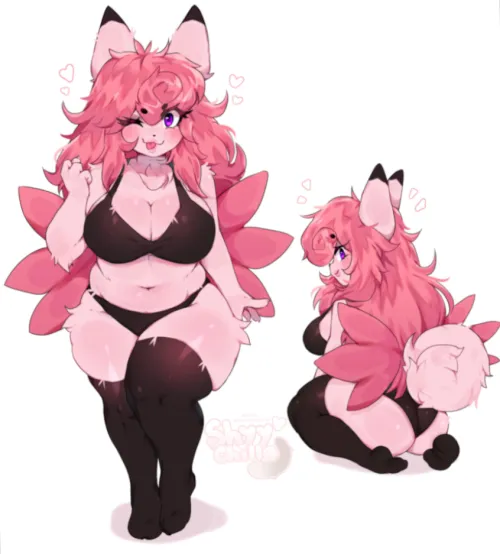 Shortie is adorably fluffy (Shyychilla_) by dvmmydumdum