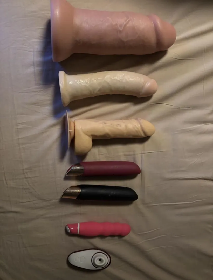 Showing you my wife’s sextoy collection one more time. posted by plog1