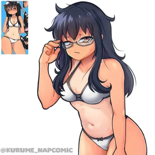 Shy Nagatoro is cute by Somanycookies1