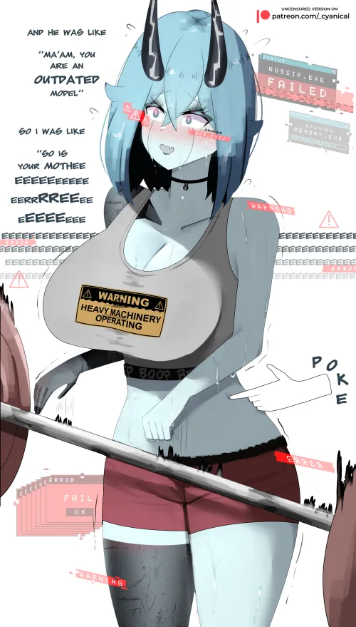 Silly Girl Gets Pranked and Destroys Gym Floor [OC] by -Cyanical