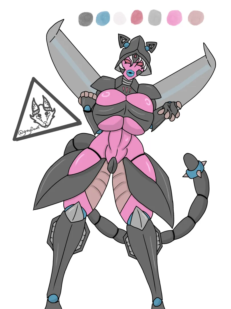 Simple ref [F] (OC) (grayDwolf69) posted by FenrirDireWolf