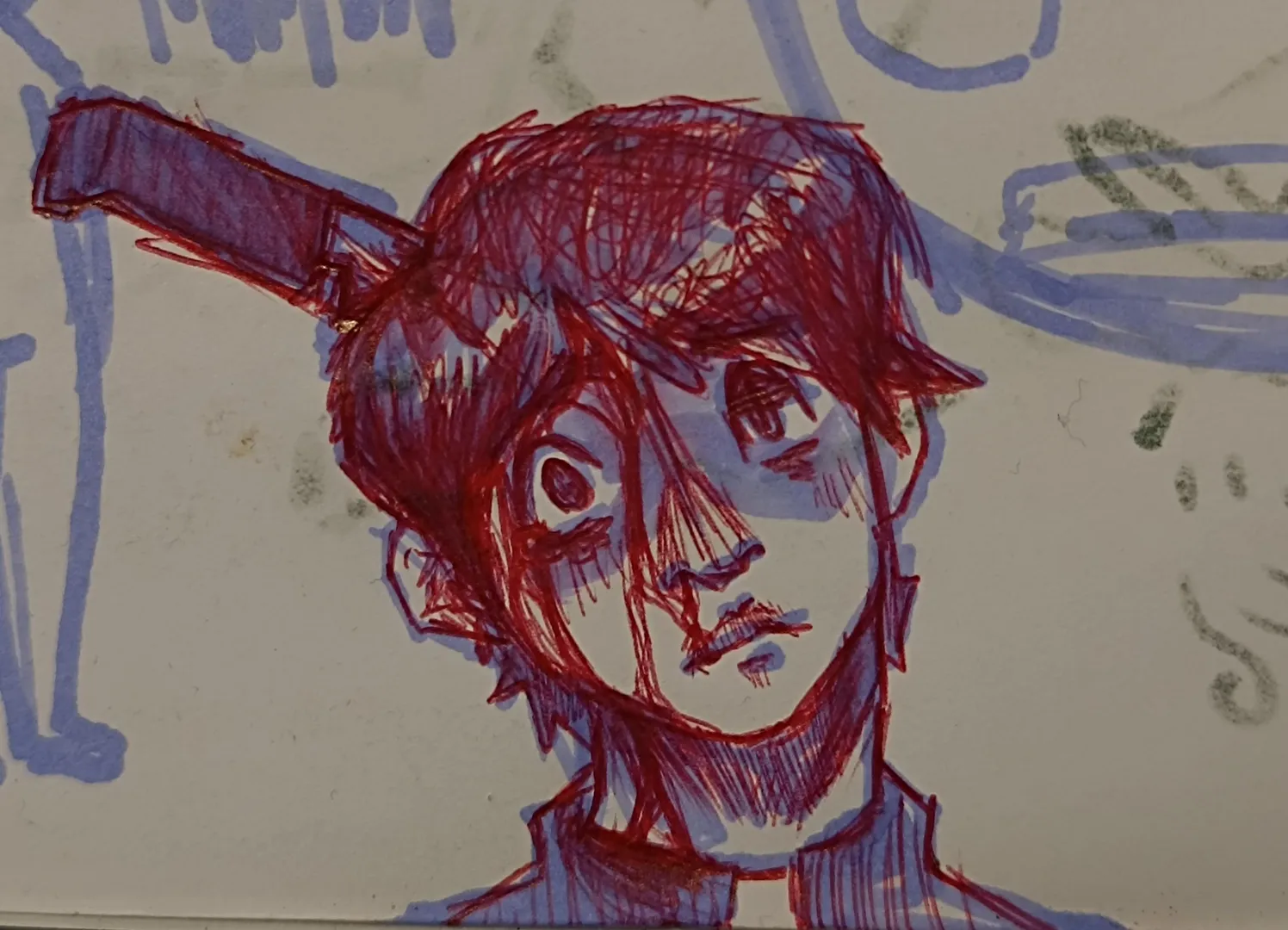 sketch while at church (●˙꒳˙●) posted by IcySetting6850