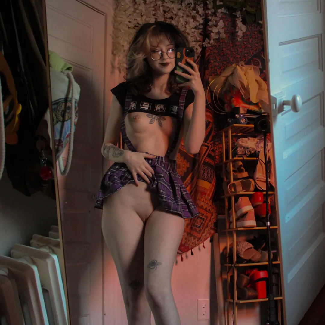 skirts should never be worn with panties under ;) posted by babuggyboo