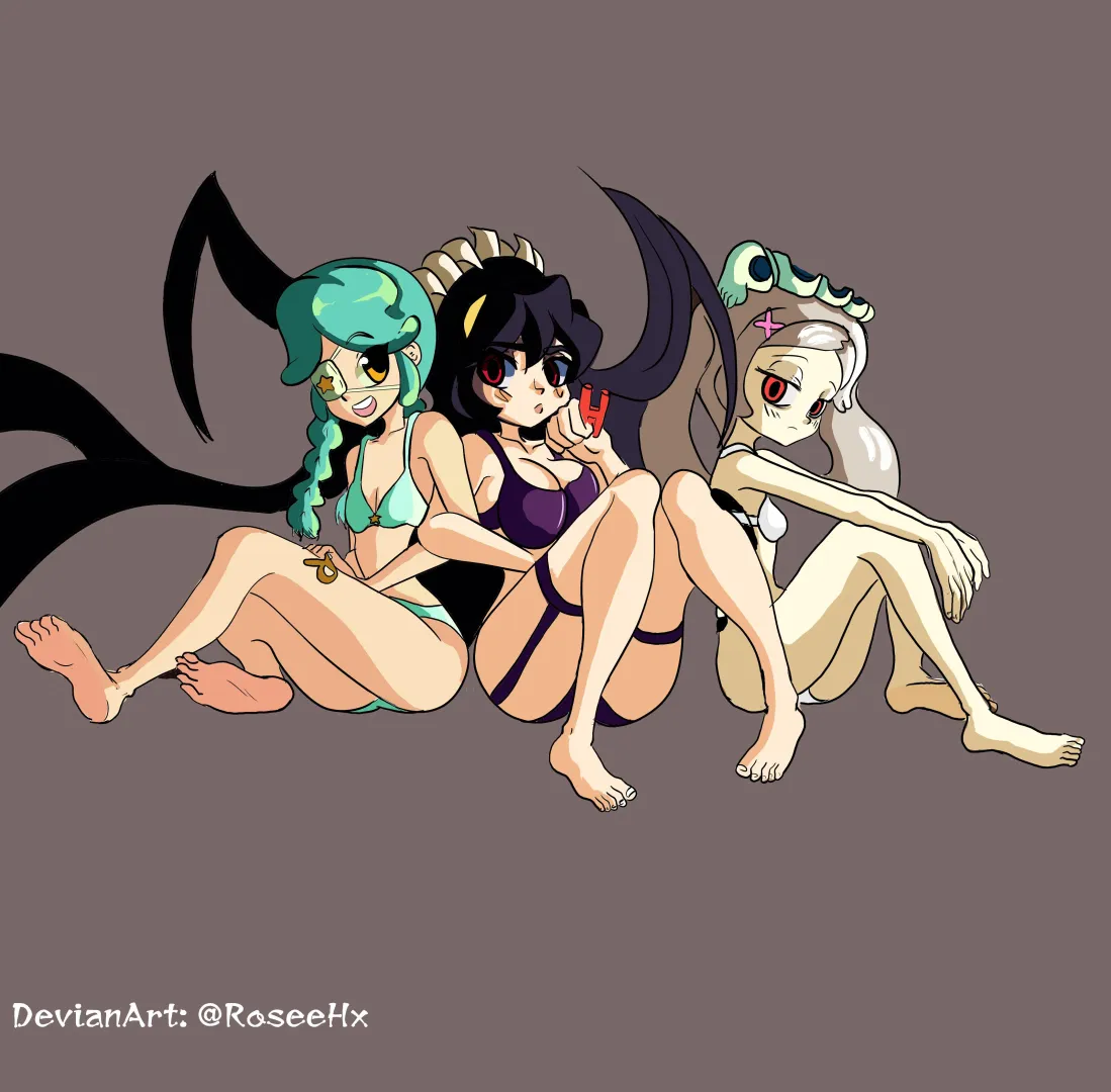 Skullgirls posted by RoseArtHx
