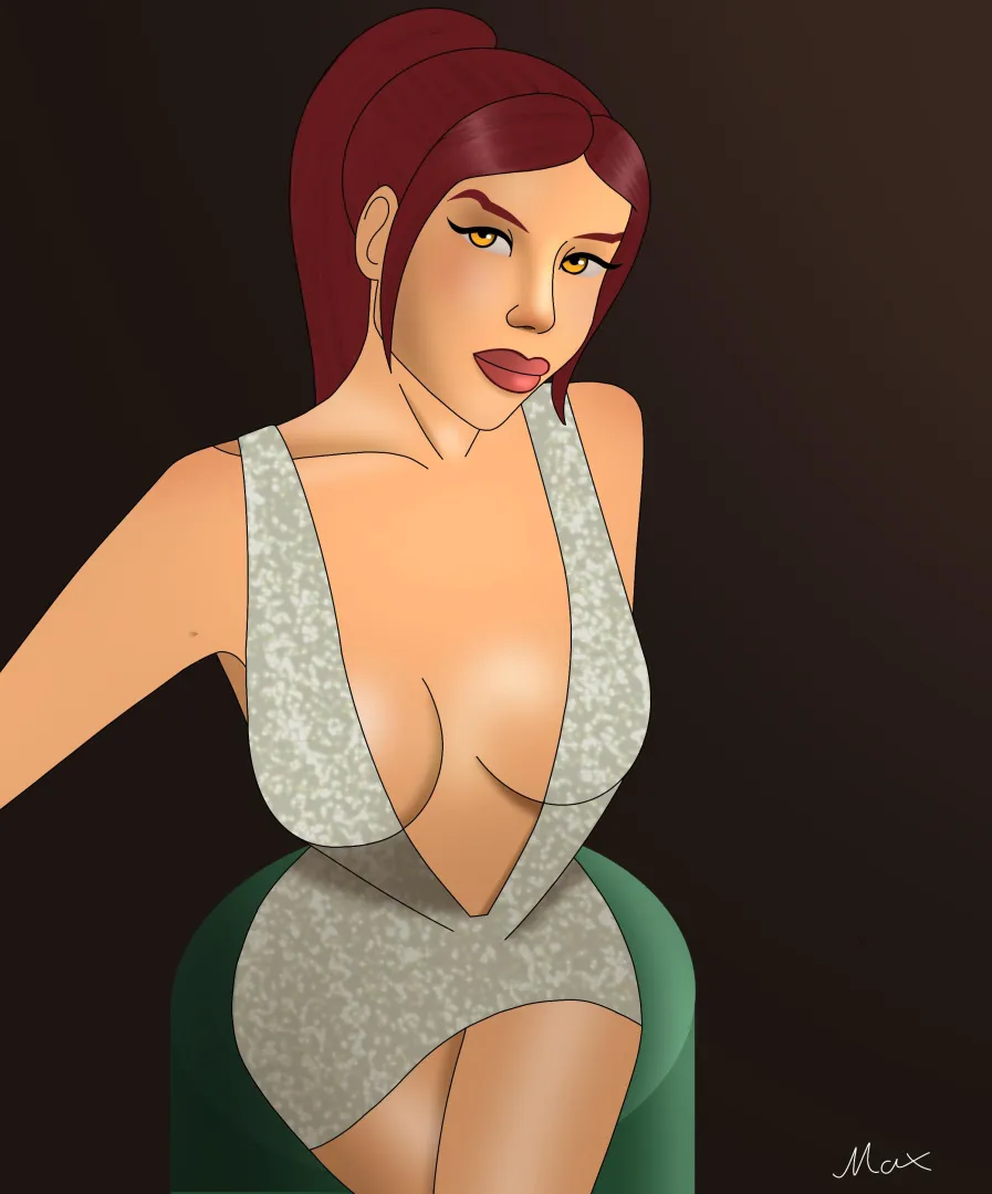 Skylor takes selfie posted by maxdrawsarts