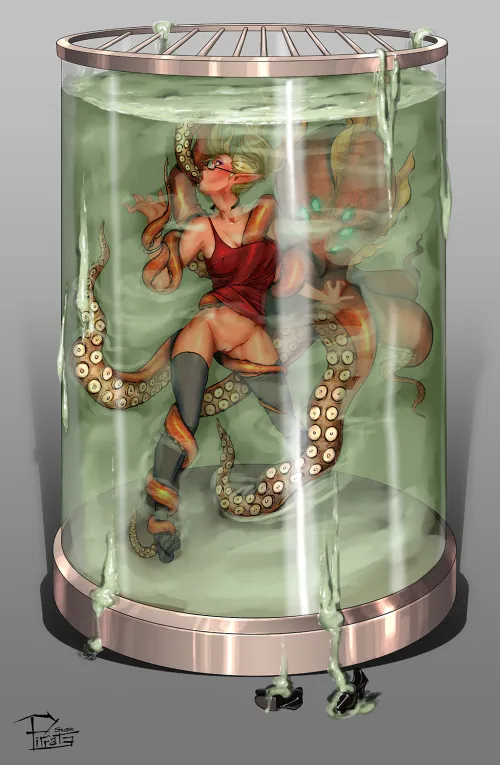 Slave Market - Marienne vs squid (Studio-Pirrate) by EnigmusPrime