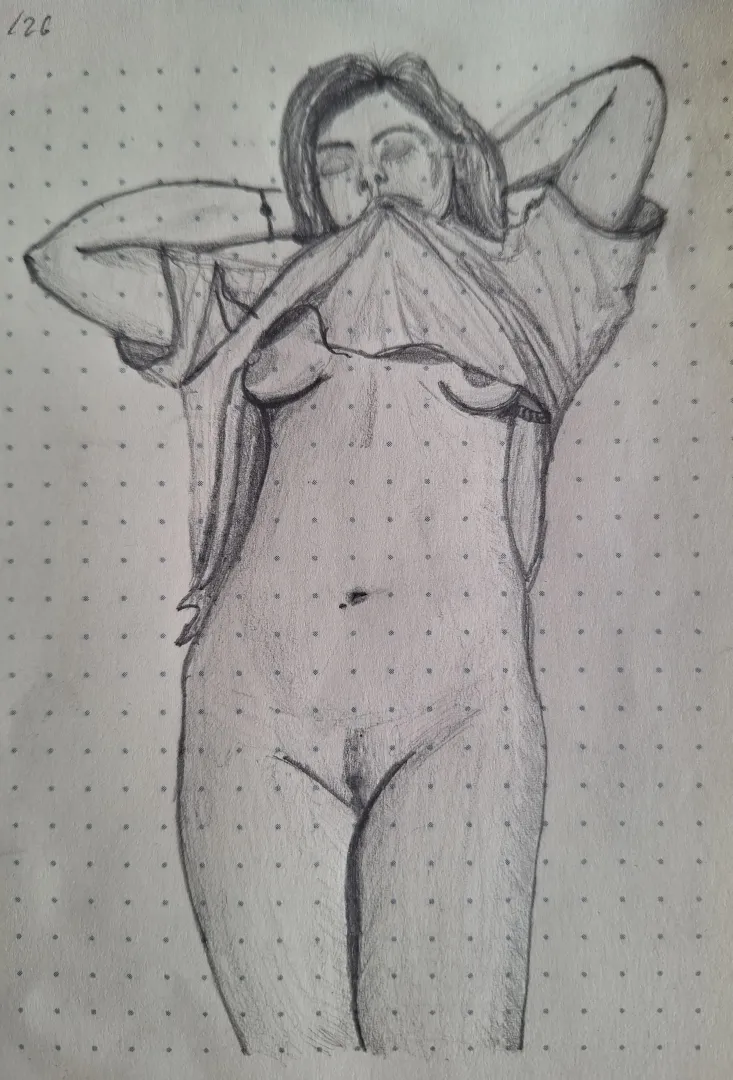 Sleeping attire posted by drawingInsp